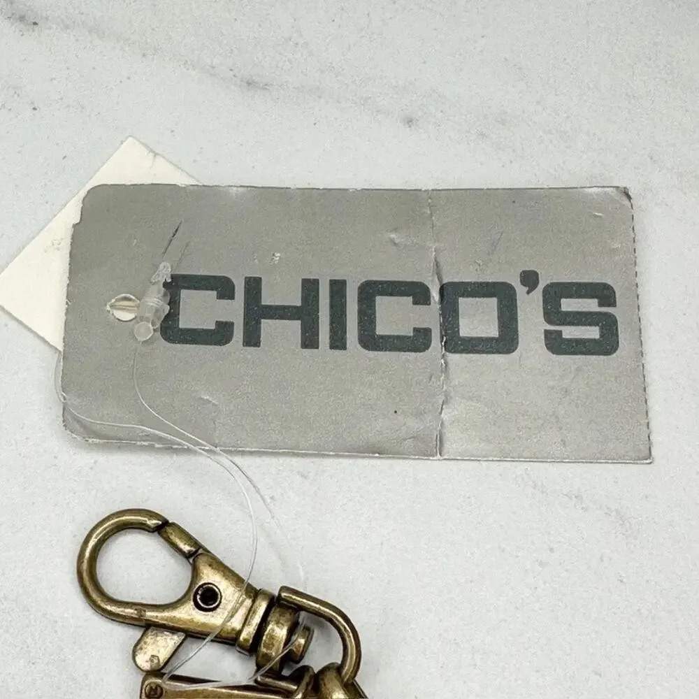 Chico's Free Spirit Gold Tone Chain Belt Medium/Large (M/L) ✨
